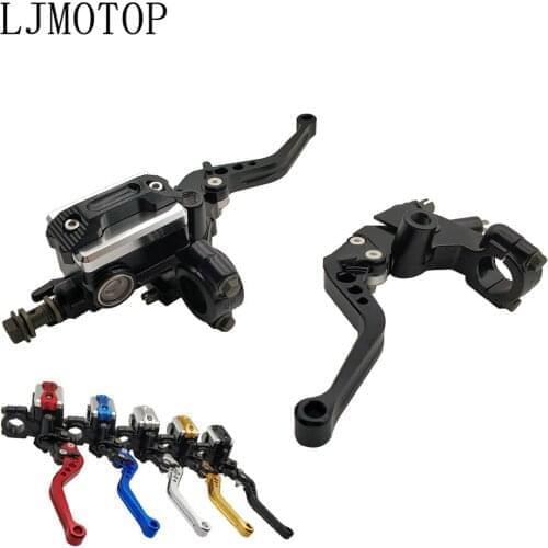CNC Motorcycle Brake Clutch Levers Master Cylinder Reservoir Set For HONDA CRM250R CRF250L CRF250M CRF1000L CRF 250L 250M