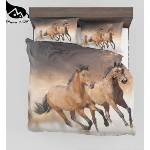 Dream NS Steed 3D effect prints King Queen Double Comfor Quilt Duvet Polyester cotton home textile products Bedclothes SMY017