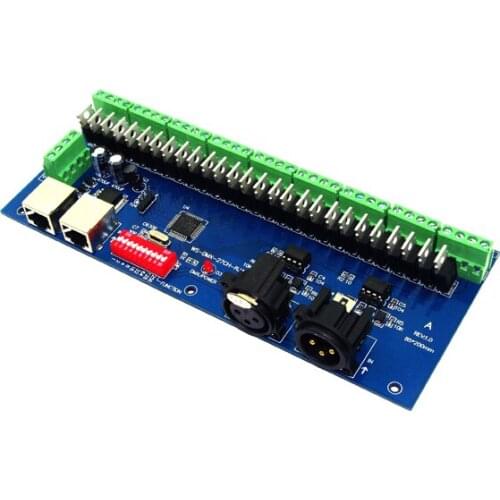 27 CH led DMX512 decoder DC12V-24V 27channel 9 groups 27A DMX decoder dimmer DMX512 XRL 3P led controller