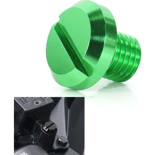 Fit For Honda Kawasaki Suzuki Triumph Husqvarna M10*1.25 Right-Hand Clockwise Male Regular Normal Thread Mirror Hole Plugs Screw