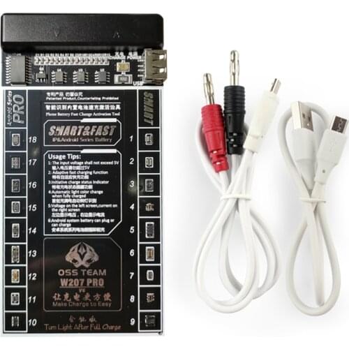 W207 Pro V6 For Samsung For Huawei For Xiaomi For OPPO Battery Charger Android Mobile Phone Battery Activation PCB Test Board