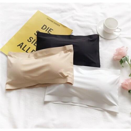 Obrix One Piece Female Bra Strapless Sweet Comfy Casual Style Crop Top For Women