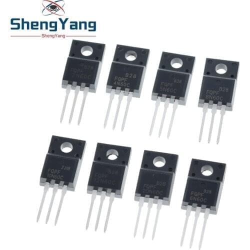 10pcs Fqpf2n60c Fqpf4n60c Fqpf5n60c 2n60c Fqpf6n60c Fqpf8n60c Fqpf10n60c Fqpf12n60c Fqpf20n60c Transistor To-220f To220f
