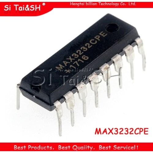 10pcs MAX3232 MAX3232CPE MAX3232EPE DIP-16 RS-232