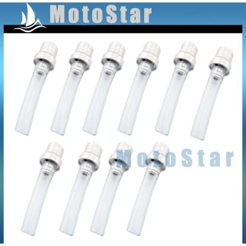 10x Motorcycle Gas Fuel Tank Cover Cap Vent Valve Breather Hose Tube For Pit Dirt Motor Bike Motorcycle Motocross
