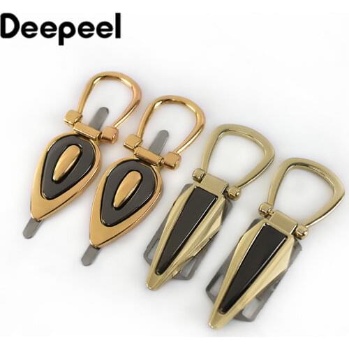Deepeel 2/4/10pcs Metal Bag Side Clip Ring Buckle Chain Clasp Hang Hooks DIY Luggage Hardware Jewelry Decoration Accessory AP631