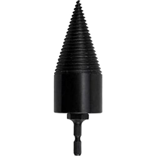 42mm Hex Shank Firewood Splitter Machine Drill Wood Cone Reamer Punch Driver Step Drill Bit Split Drilling Tools