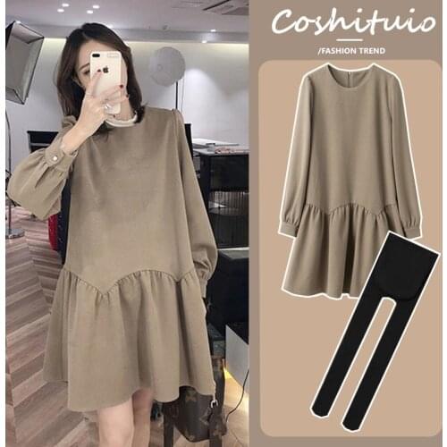 921# 2021 Autumn Casual Patchwork Loose Ruffles Maternity Blouses Corduroy Shirts Clothes for Pregnant Women Pregnancy Tops