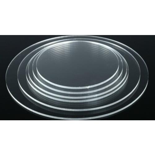 3mm Clear Extruded Acrylic Circle Earrings With Hole Acrylic Discs Beads Plexiglass For picture frames DIY Craft CD racks