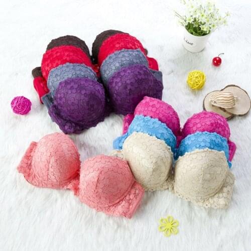 Free shipping Breast young woman 3CM thick cup bra gather B cup