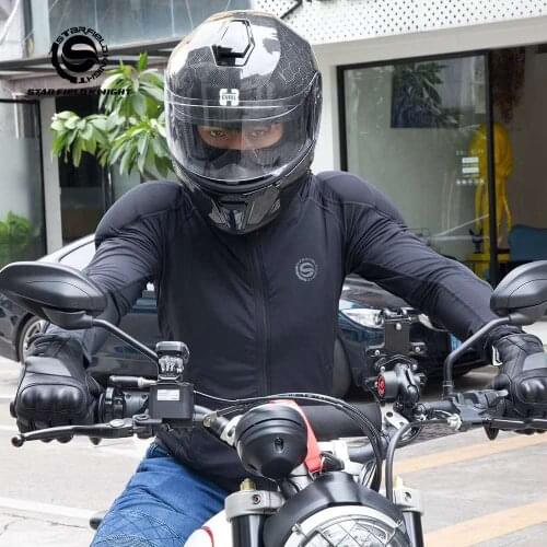 Motorcycle Riding Armor Clothing Four Seasons Outdoor Protective Moisture Absorbing Breathable Slim Night Reflective Clothing