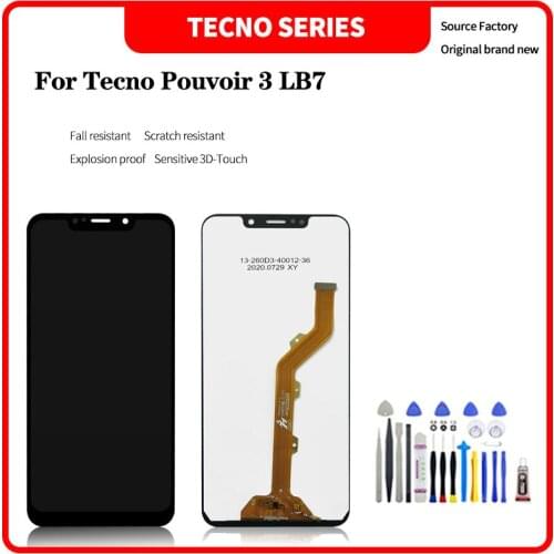 For infinix Tecno Pouvoir 3 LB7 LCD Display Touch Screen Digitizer Assembly For Tecno Pouvoir 3 LB7 lcd Replacement