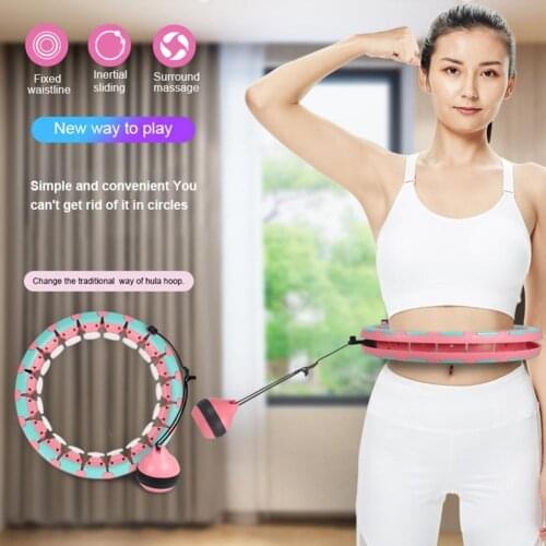 Wear-resistant Remavable Thin Waist Trainer Smart Sports Hoops for Gym