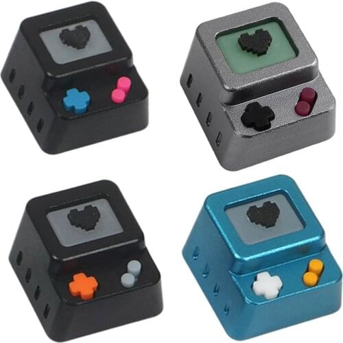 Aluminum Alloy Gaming Mechanical Keyboard Keycaps for Laptop Desktop Computer Dustproof Waterproof Anti-Slip for Cherry MX DIY