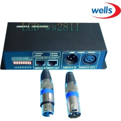 3 Channel DMX Decorder LED Controller for RGB 5050 3528 LED Strip Light Control 3 channel 12VDC LED products RGB LED Light Bar