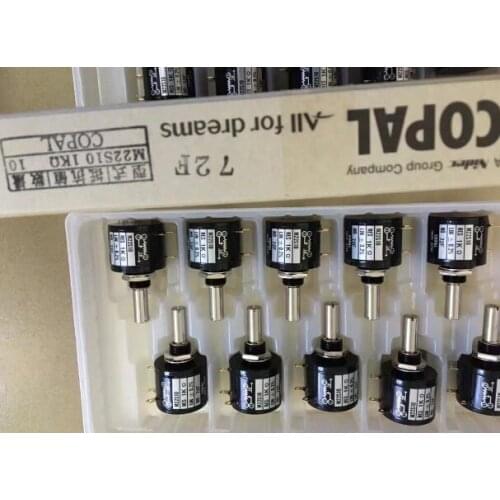 1pcs NIDEC COPAL M22S10 1K multi-turn potentiometer imported Division Po potentiometer printing press parts in stock switch