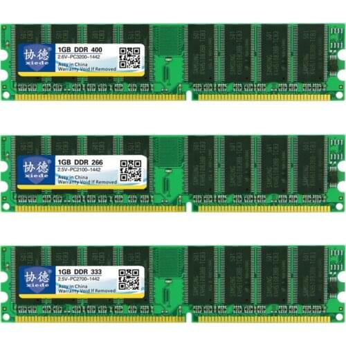 Xiede Desktop Pc Memory Ram Module Ddr 1Gb Ddr1 184Pin Dimm