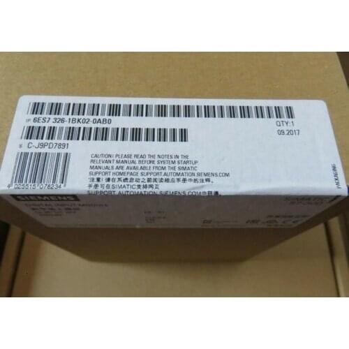 Brand New Siemens 6ES7326-1BK02-0AB0 6ES7 326-1BK02-0AB0 Digital Input SM 326