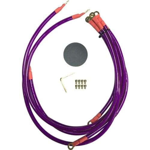 NEW-Universal Racing Car Battery Earth Ground Grounding Wire Cable Kit System High Qualitygrounding Cable