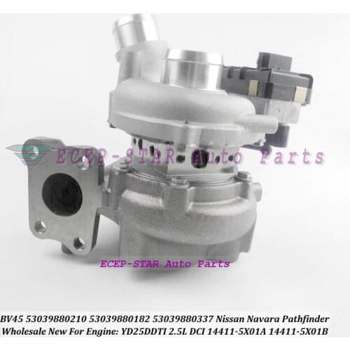 Full Turbo BV45 210 182 53039700210 53039700182 53039700337 144115X01A 144115X01B For Nissan Navara Pathfinder YD25DDTI 2.5L DCI