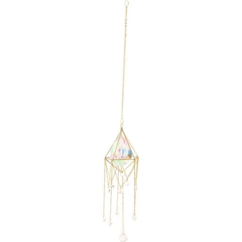Rainbow Hanging Crystal Wind Chime Pendant Home Decor