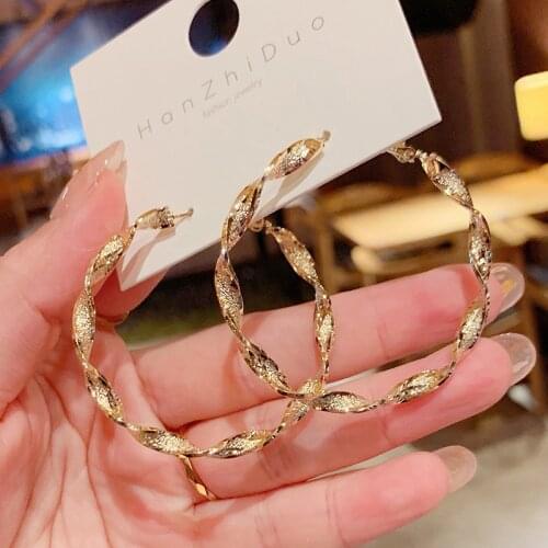 S925 Big Silver Cute/Romantic Round Hoop Earrings for Women Anniversary Wedding Luxury Jewelry Wave Personality Gifts