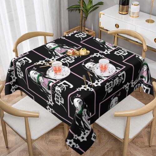 Demon Slayer Tablecloth Vintage Printed Table Cover Outside Wholesale Decoration Polyester Table Cloth