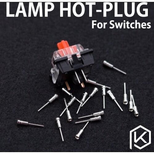 LED hot plug Crystal Oscillator base for cherry mx switch kailh gateron outemu otm blue red black brown