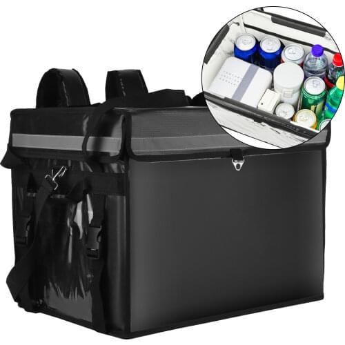 44L/62L Commercial Thermal Insulated Bag Pizza Food Delivery Bags Outdoor Picnic Backpack Bags Cake Takeaway Box Car Ice Box