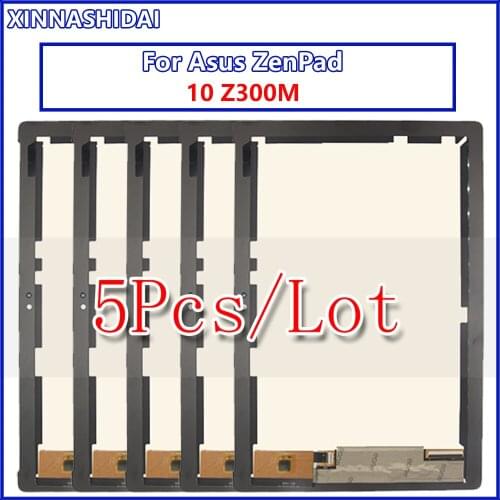 5PCSLCD Display For ASUS ZenPad 10 Z300 Z300M Touch Screen Digitizer Assembly for Asus Z300M LCD Replacement Parts