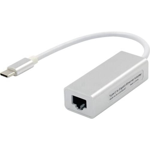 Aluminum USB3.1 type C to Network Adapter card USB LAN adapter USB to LAN adapter RTL8153 Chipset usb 3.1 1000M