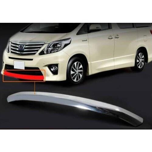 For ALPHARD VELLFIRE 20 series Front Bumper Plating Decorative Strip Cover