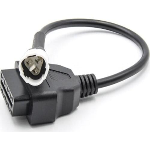 For Yamaha 3 Pin 4Pin to OBD2 Scanner Motorcycle OBD Connector Cable for Standard III X-MAX N-MAX MT-125 YS-125 X-MAX300