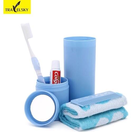 Travel Accessories Travel Set Wash Cups Portable Storage Box Toothbrush Cup Tumbler Women Travel Wash Gargle Cup Free shipping