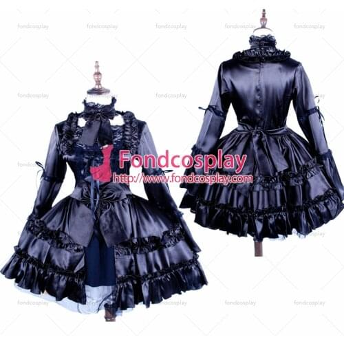 Sissy Maid Uniform Gothic Lolita Dress Cosplay Costume Tailor-made[G239]