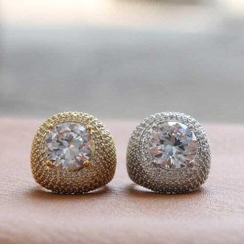 Diamond Clustered Band Ring