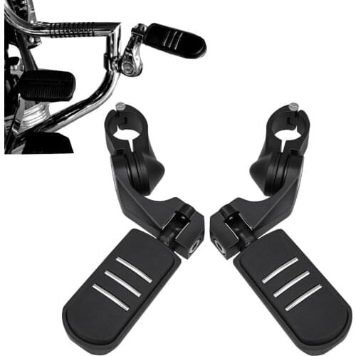 Motorcycle Highway Bar Pegs Foot Peg Footrest for Softail for Sportster Electra Road Glide Road King Street Glide with 1.25"