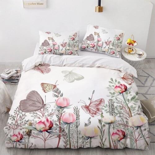 3D Bed Linens Duvet Cover Sets Quilt Covers Pillow Shams Bedclothes Bedding Sets Twin Double Single Nordic Spring Home Textile
