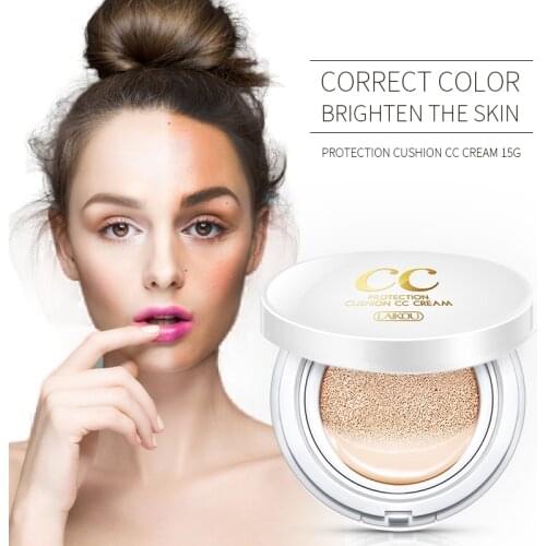 LAIKOU Concealer Air Cushion CC Cream Moisturizing Korean Whitening Nude Foundation Sunscreen Cosmetic makeup replace Pro