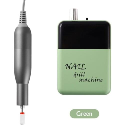 Nail Drill Machine Portable Rechargeable Nail Drill Bits Polishing Machine Set 30000RPM Nail Gel Polish Electric Nail Files