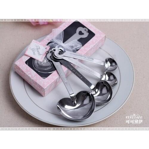 Free Shipping Measuring Spoons Wedding Favors And Gifts Wedding Gifts For Guests Wedding Souvenirs Event & Party Supplies