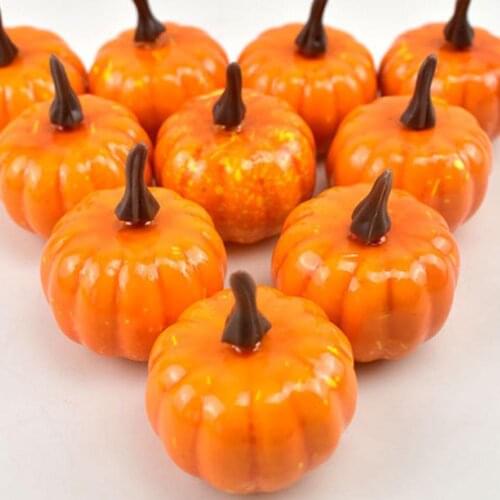 Mini Artificial Pumpkin Halloween Pumpkin Wreath Decoration Decoration DIY Accessories Props Shooting L8R9