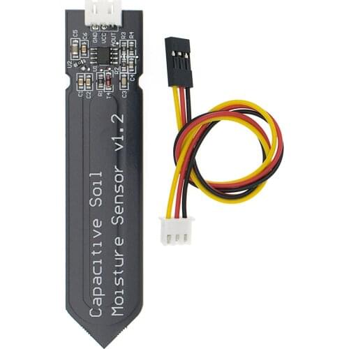 Capacitive soil moisture sensor module Corrosion Resistant wide voltage wire Analog Capacitive Soil Moisture Sensor V1.2