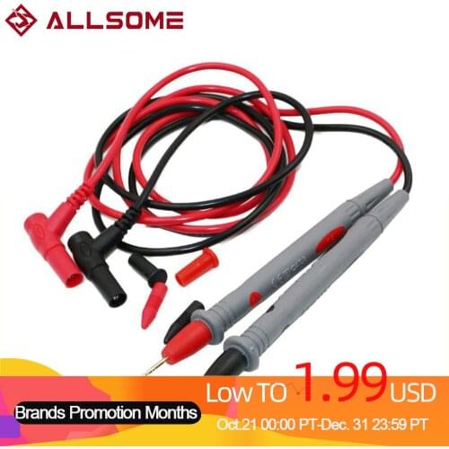 ALLSOME Multi Meter Test Pen Cable 1000V20A Universal Digital Multimeter Lead Probe Wire HT982
