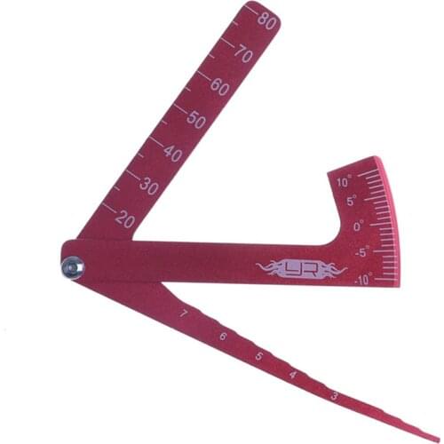 2021 New 1 PC Adjustable Ruler Measure RC Car Height & Wheel Rim Camber for RC Car 1/10 1/8 On-road Cars Parts