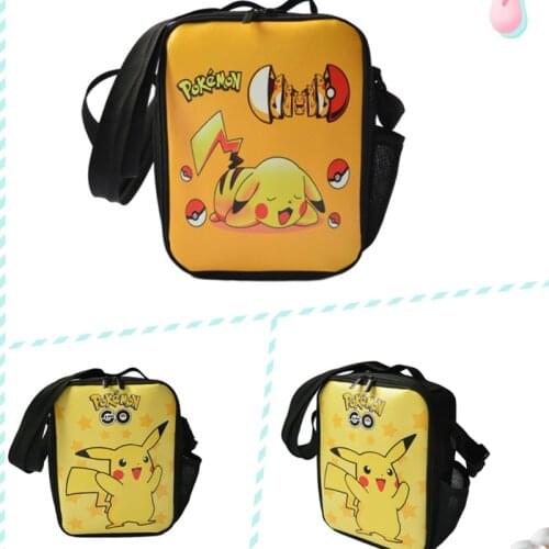 New Pokemon Plush Bag Pikachu Anime Figure Fashion Children Bags Mini Backpack Soulder Bag Boys Girls Christmas Gifts
