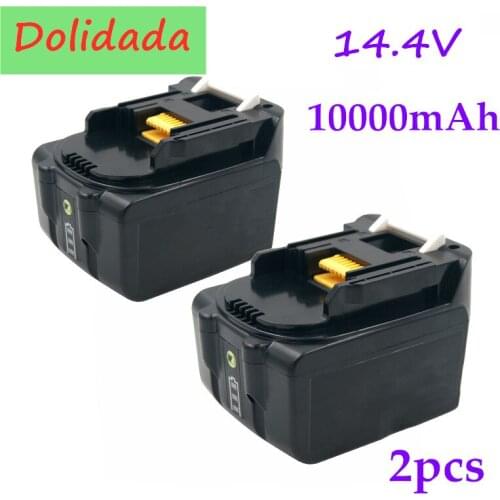 Original 14.4 V 8.0 mAh Li-Ion battery for MAKITA battery 14.4 V BL1430 BL1415 194066-1-194065-3 194559-8 MAK1430Li. MET1821
