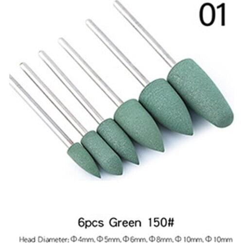 Rolabling Rubber Nail Drill Bit Milling Cutters for Manicure Pink Silicone Polishing Buffer Files Electric Manicure Machine Bits