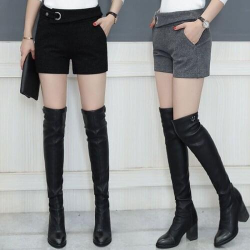 Shorts Women Shorts Womens Winter Casual Pants Straight High-Waisted Trousers Suit For Autumn Ropa Mujer