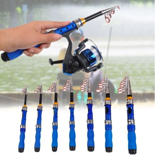 Wholesale Mini Ultra Short Fishing Rod Pole Telescopic Portable Anti-slip Handle for Anglers Sea N66